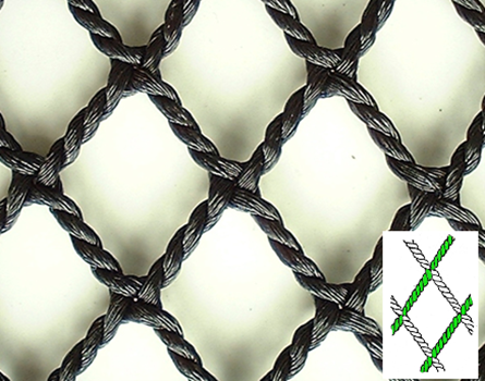 Redes Torcidas Sin Nudo de Polietileno